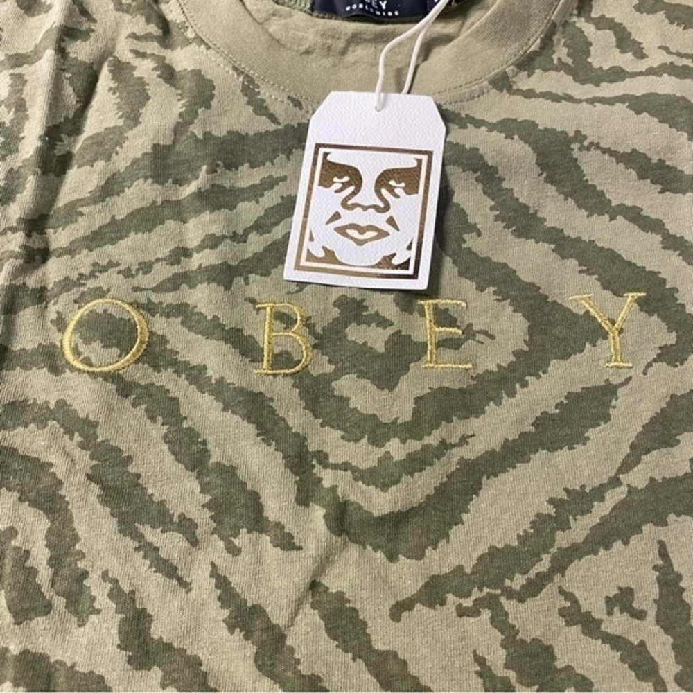 WOMENS Obey Mad River Crop Top size S - Picture 3 of 4
